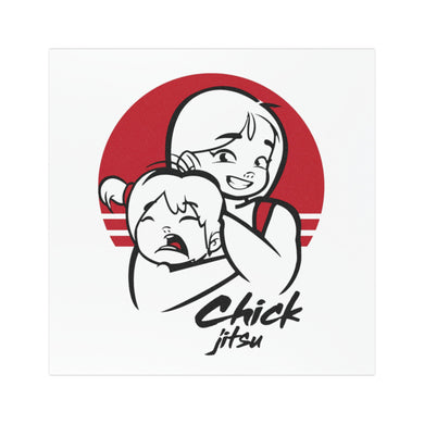 Chickjitsu 5x5 Car Magnet