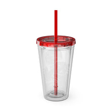 Load image into Gallery viewer, Chickjitsu Sunsplash Tumbler with Straw, 16oz