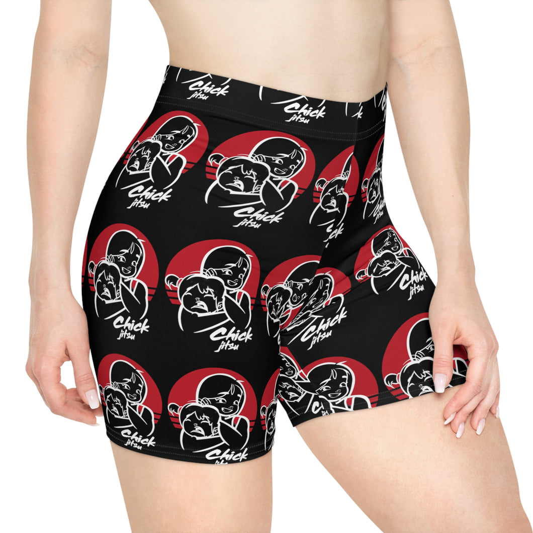 Chickjitsu Women's Biker Shorts