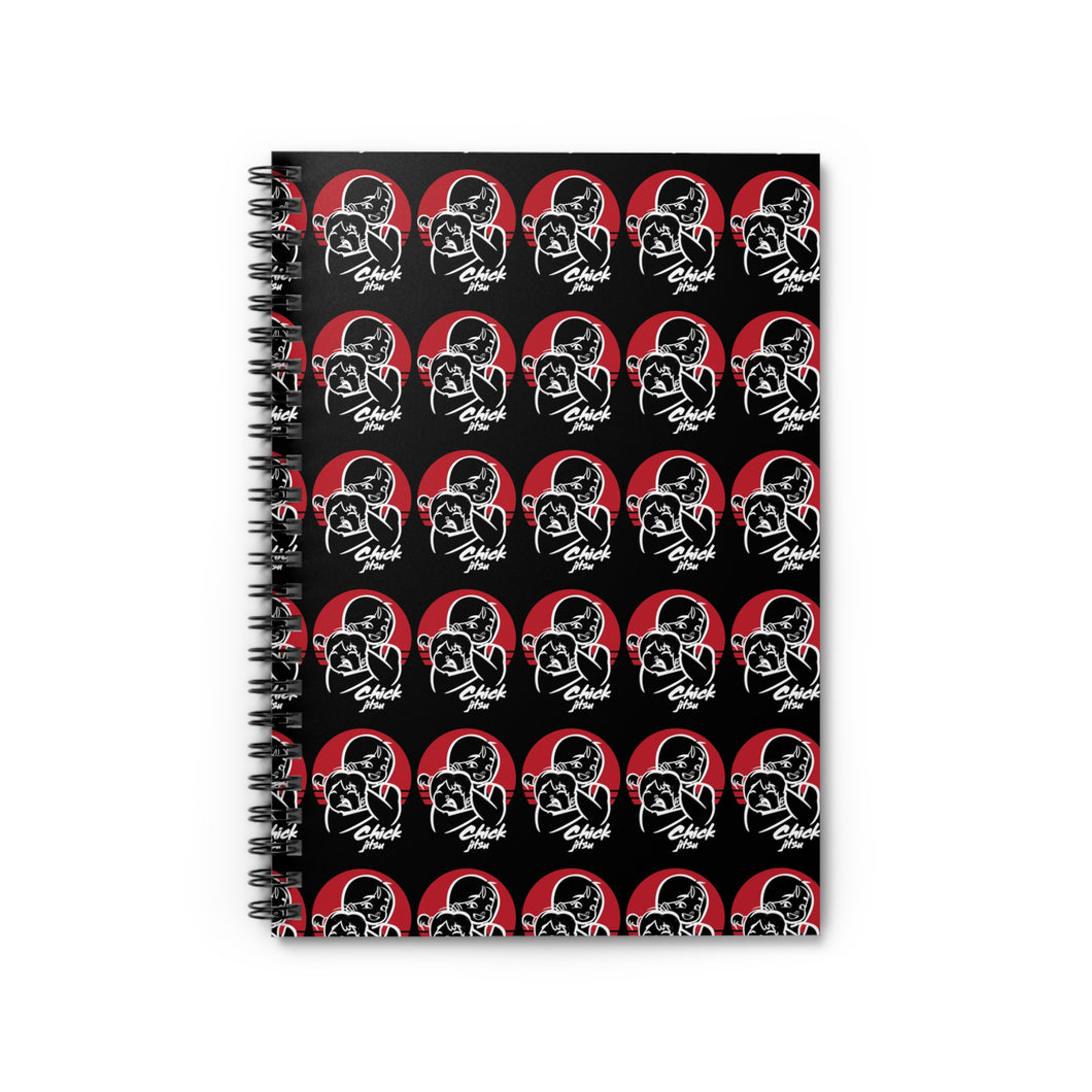 Chickjitsu Spiral Notebook - Ruled Line