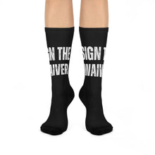 Load image into Gallery viewer, Sign The Waiver Knee High Socks