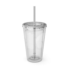 Load image into Gallery viewer, Butterfly Flower Chickjitsu Sunsplash Tumbler with Straw, 16oz