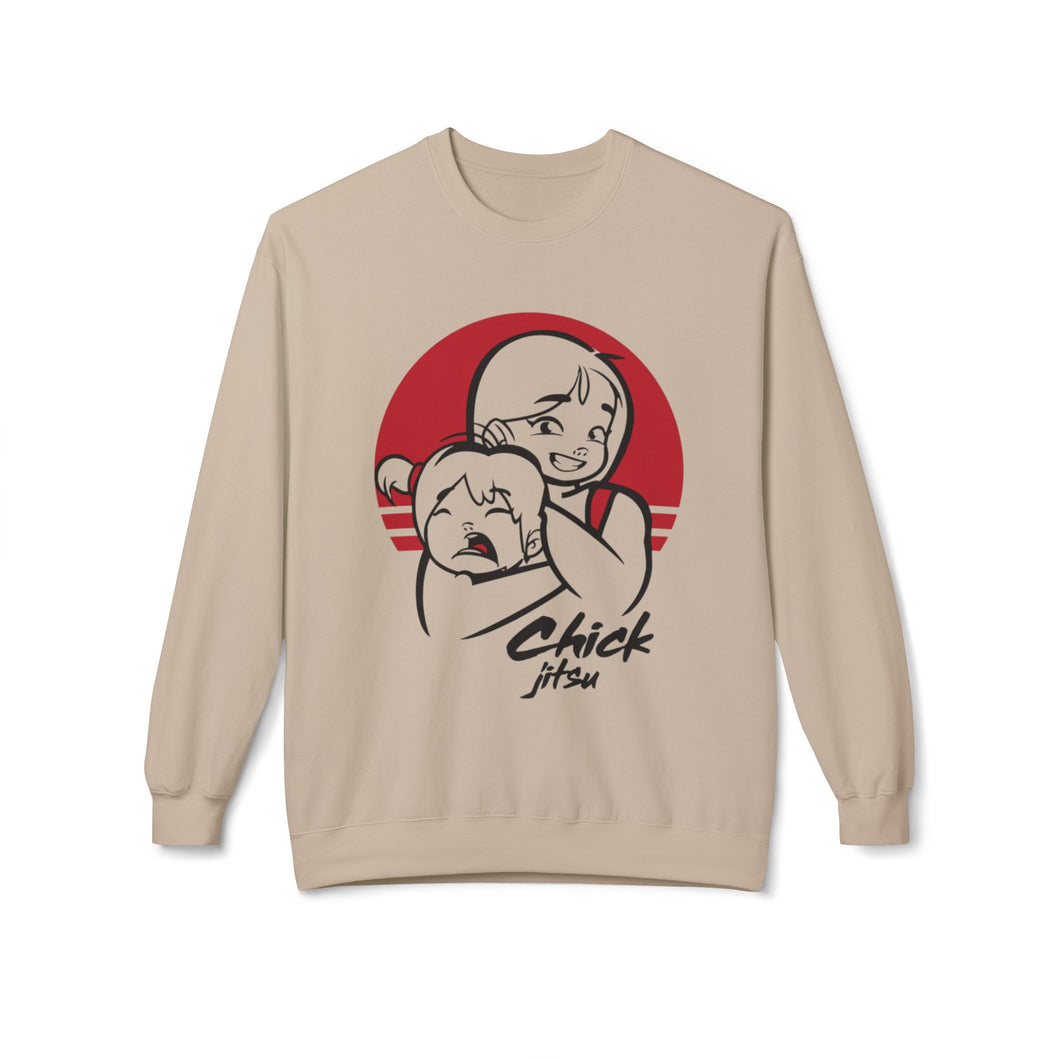 Chickjitsu Fleece Crewneck Sweatshirt