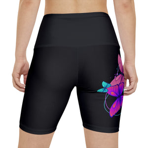 Women's Workout Shorts Butterflies