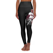 Load image into Gallery viewer, High Waisted Yoga Leggings Flowers