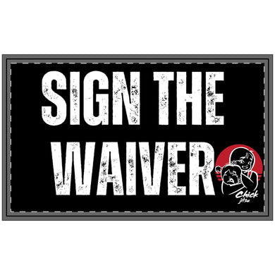 Sign The Waiver Polyester Doormat