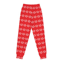 Load image into Gallery viewer, RED Chickjitsu Exclusive Crown Youth Joggers