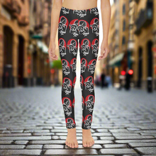 Load image into Gallery viewer, Chickjitsu Youth Full-Length Leggings