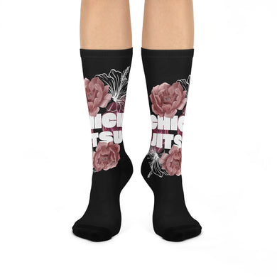 Floral Knee High Socks