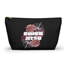 Load image into Gallery viewer, Flower Bunch Chickjitsu Accessory Pouch w T-bottom