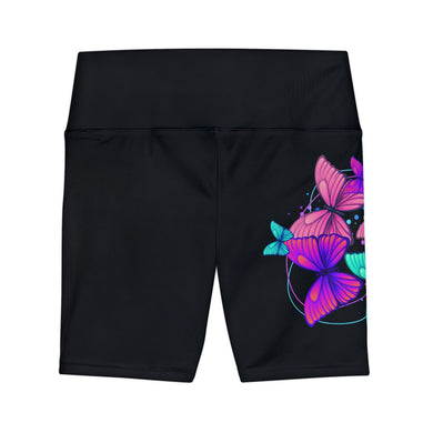 Women's Workout Shorts Butterflies