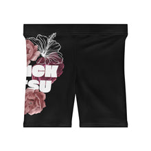 Load image into Gallery viewer, Flower Design Women&#39;s Biker Shorts