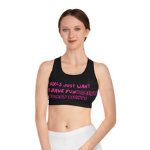 Load image into Gallery viewer, Pink Fundamental Adult Sports Bra