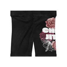 Load image into Gallery viewer, Flower Design Women&#39;s Biker Shorts