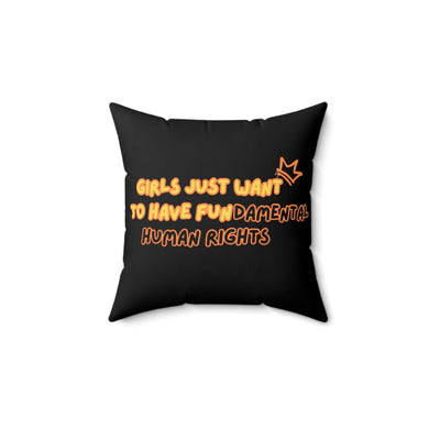 Fundamental Rights Square Pillow