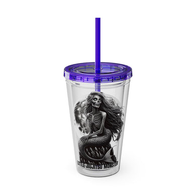 Little Jiujitsu Monster Sunsplash Tumbler with Straw, 16oz