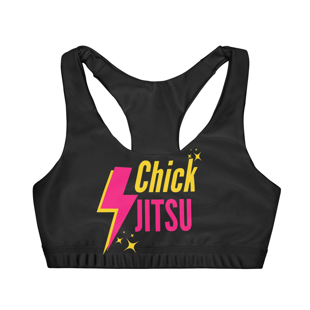 Chickjitsu Lightning Youth Sports Bra