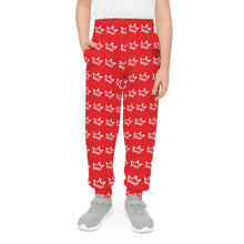 Load image into Gallery viewer, RED Chickjitsu Exclusive Crown Youth Joggers