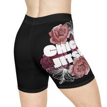 Load image into Gallery viewer, Flower Design Women&#39;s Biker Shorts