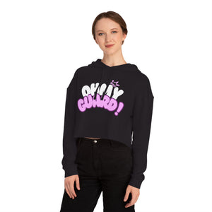 OH MY GUARD! Cropped Hooded Sweatshirt