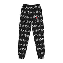 Load image into Gallery viewer, BLACK Chickjitsu Exclusive Crown Youth Joggers