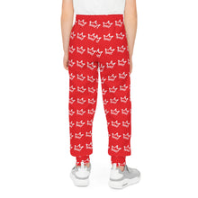 Load image into Gallery viewer, RED Chickjitsu Exclusive Crown Youth Joggers